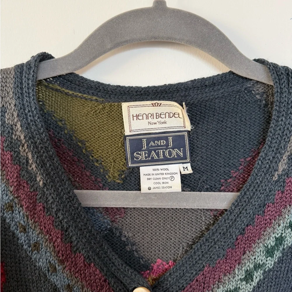 Vintage Wool Knit Cardigan - Picture 2 of 7